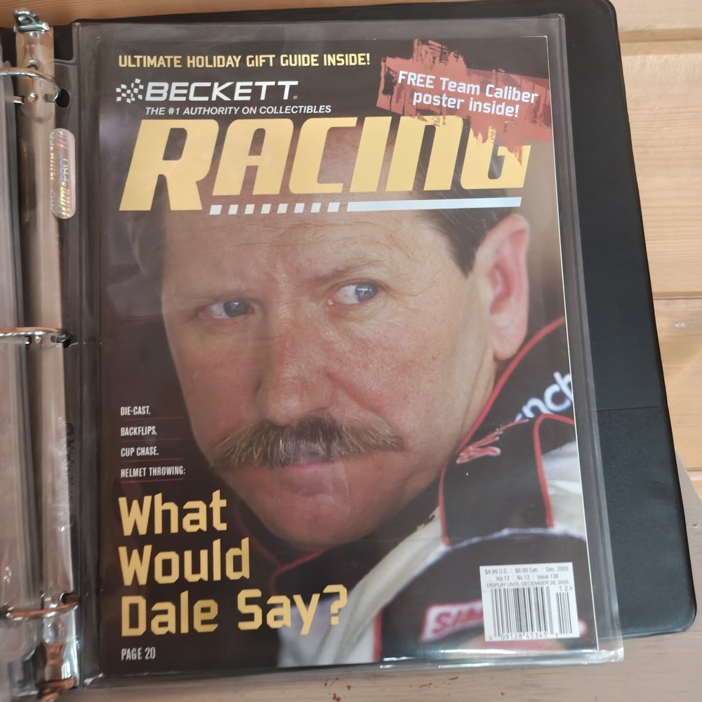 Vintage Beckett Racing Magazine December 2005 Near Mint Protective Sleeved